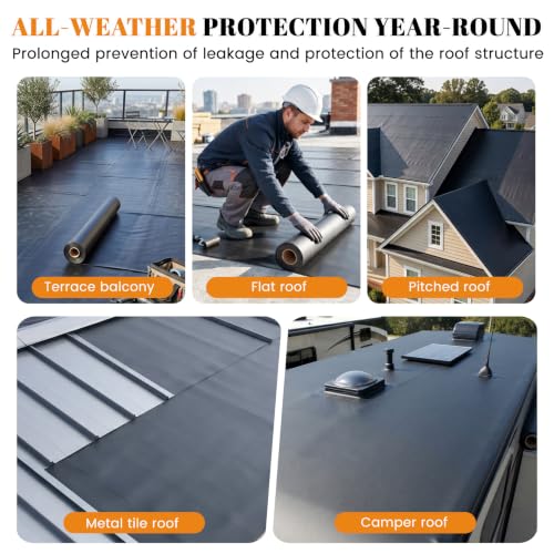 51 Mil EPDM Rubber Roofing Rolls - 39" x 32ft - size: 32ft