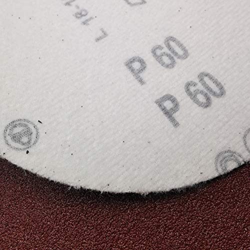 40 Pcs 7-Inch 60 Grit Hook and Loop Sanding Discs Sandpaper for Random Orbit Sander - style: 60Grit