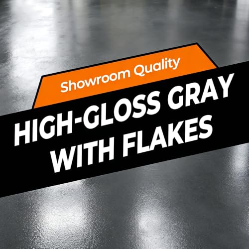 Dark Gray Floor Paint, 1 Gallon, Water-Based 1K Sealer