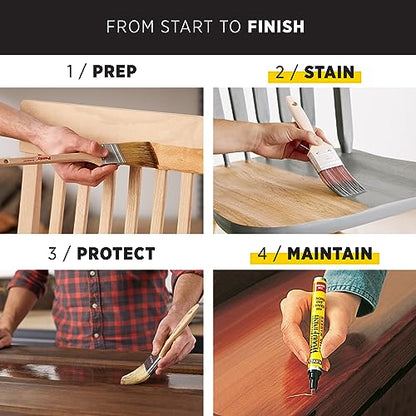 Minwax 701004444 Wood Finish, Interior Stain, Rustic Beige, 1-Qt. - Quantity 1