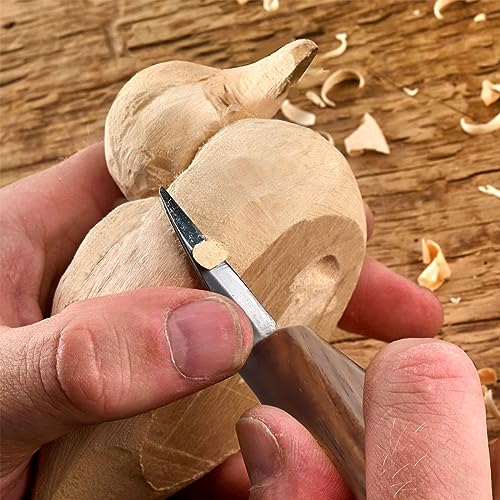 Wood Carving Tools Whittling Kit - color: Dark Brown
