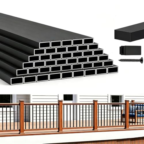 HZIU 25 Pack 32.25" Deck Balusters，Stainless Steel Deck Railing Kit - size: 32.25 Inch