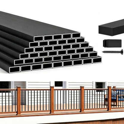 HZIU 25 Pack 32.25" Deck Balusters，Stainless Steel Deck Railing Kit - size: 32.25 Inch