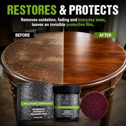 2027 New Polishing Compound,All-in-One Surface Restoration Polish with Pad