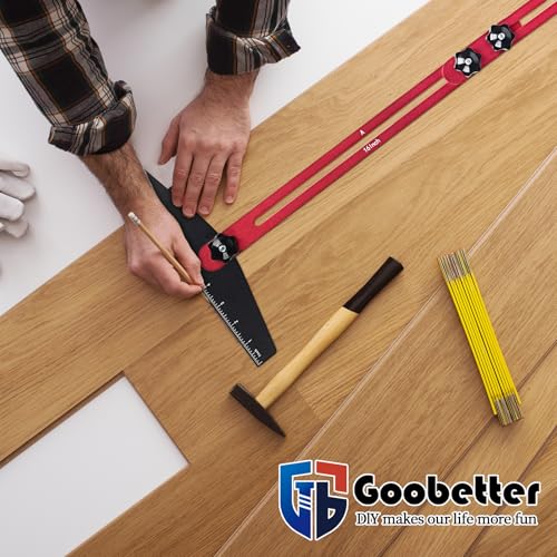 Stair Tread Jig, 10-67 Inch Adjustable Aluminum Stair Template Tool - size: Single Nut Model