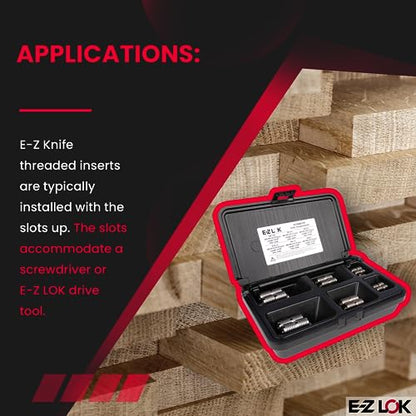 E-Z LOK Thread Insert Drive Tool for Hard Wood, M3-0.5 to M10-1.5 - size: M3-0.5 to M10-1.5, style: Stainless Steel