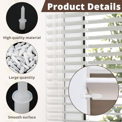 Maitys 40 Pcs Plantation Shutter Repair Pins Spring Loaded White,Long - size: Long
