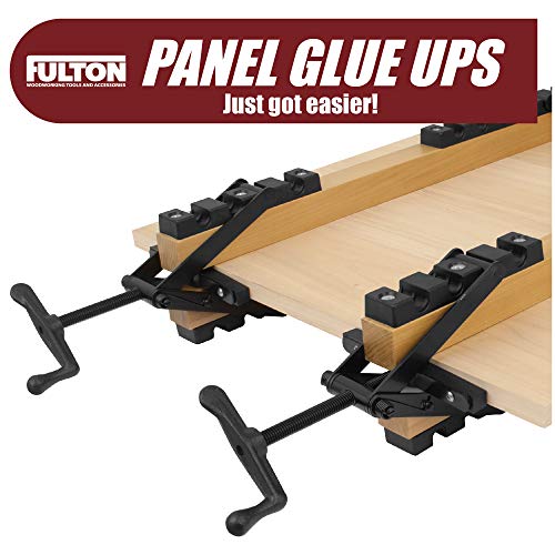 Peachtree Woodworking Supply 2 Pack of 4 Way Pressure Clamps - Clamping Panels From All Four Directions. For Woodworkers, Cabinet and Furniture Makers