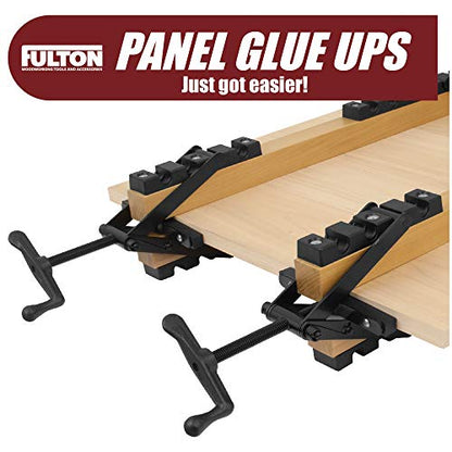 Peachtree Woodworking Supply 2 Pack of 4 Way Pressure Clamps - Clamping Panels From All Four Directions. For Woodworkers, Cabinet and Furniture Makers