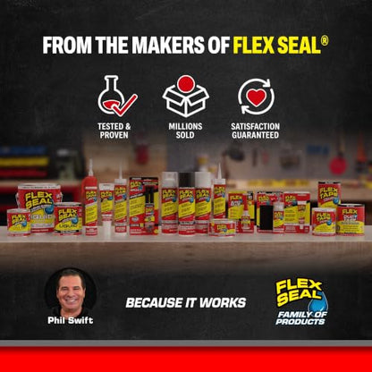 Flex Caulk Silicone Waterproof Sealant, Clear, 6.5 oz, 1-Pack - style: Silicone, Clear, 6.5 oz, 1-Pack
