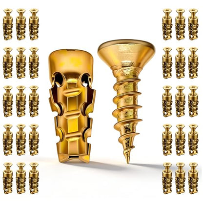 30PCS 6×14mm Short Expansion Screw Set