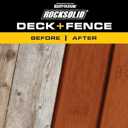 RockSolid Deck & Fence Redwood Protective Stain & Sealer - color: Redwood, size: 23 oz Aerosol (Pack of 1)