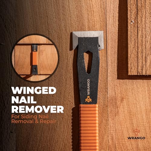 9.5" Trim Pry Bar-Patented Flat Bar Nail Puller-Wide Wing Ends - color: Single