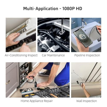 5.5mm Endoscope,1080P HD Borescope Inspection Camera with Light