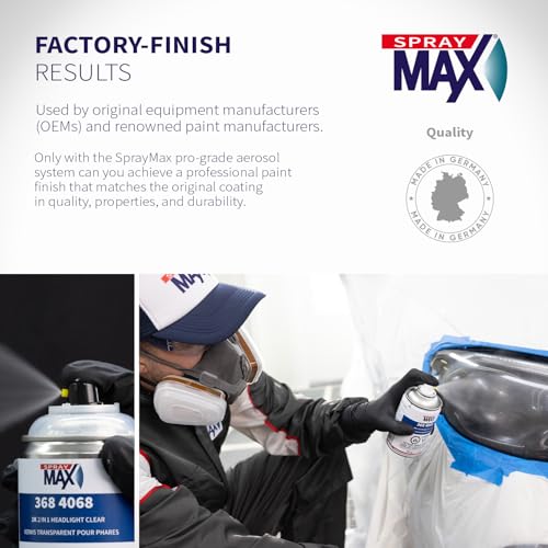 SprayMax 2K 2in1 Headlight Clear Coat | Headlight Restoration Spray