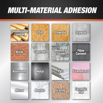 DAP HD Max Construction Adhesive, White, 28 oz (7079827512)