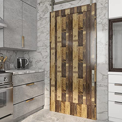 Livelynine Reclaimed Wood Vinyl Flooring Roll Waterproof Vinyl Plank Flooring Peel and Stick Wood Planks for Walls Kitchen Bathroom Floor Desk Countertop Covers Accent Wall Stick on Shiplap 15.8x78.8 - size: 15.8x78.8 Inch