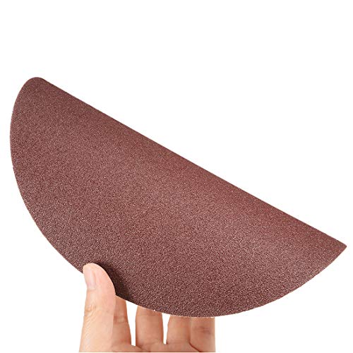 uxcell 15pcs 8" Hook and Loop Sanding Discs 80 Grit Aluminum Oxide - size: 80 Grit