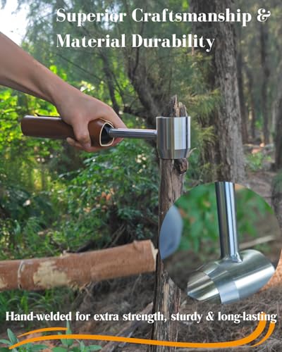 Big Bushcraft Hand Auger, 1.5" Scotch Eye Manual Auger for Wood
