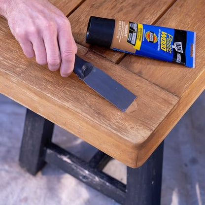 DAP Plastic Wood All Purpose Latex Wood Filler, Walnut, 6 Oz (7079800584) - color: Walnut, size: 6 oz, style: Plastic Wood