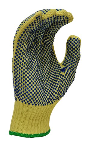 G & F Products 1670L Yellow Kevlar Knit Cut Resistant Work Gloves, Protective Gloves to Secure Hands From Scrapes, Cuts In Kitchen, Wood Carving, Carpentry & DEA - size: Large (Pack of 1)