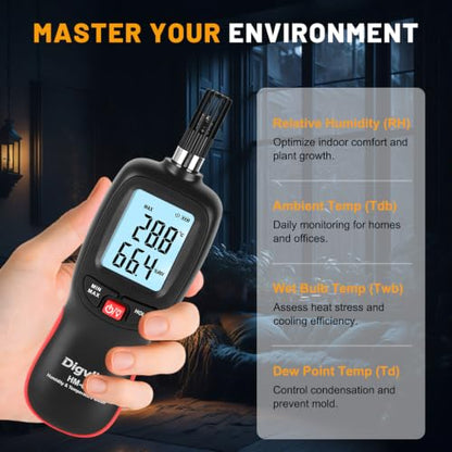 HM-01 Digital Psychrometer & Temperature Humidity Meter