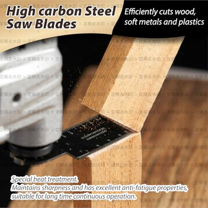 104 PCS Oscillating Saw Blades Professional Universal Wood Multitool Blades - size: 104PCS