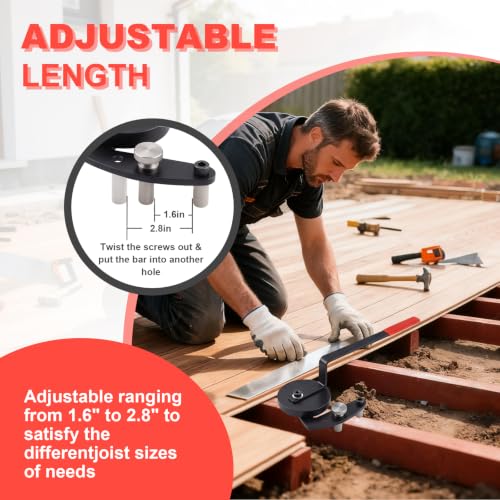 Deck Board Straightening Tool Black