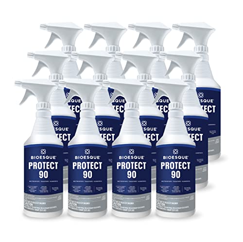 Bioesque Protect 90, Bacteriostatic, Fungistatic, Algaestatic Formula, Effective Against Mold, Mildew, Algae, & Odor Causing Bacteria, 32 Fluid Ounce (Pack of 12) - size: 32 Fl Oz (Pack of 12)