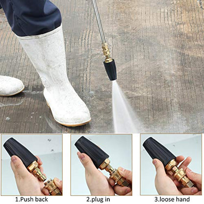Mudder 4000 Psi Turbo Nozzle Pressure Washer Tips Power Washer Tips
