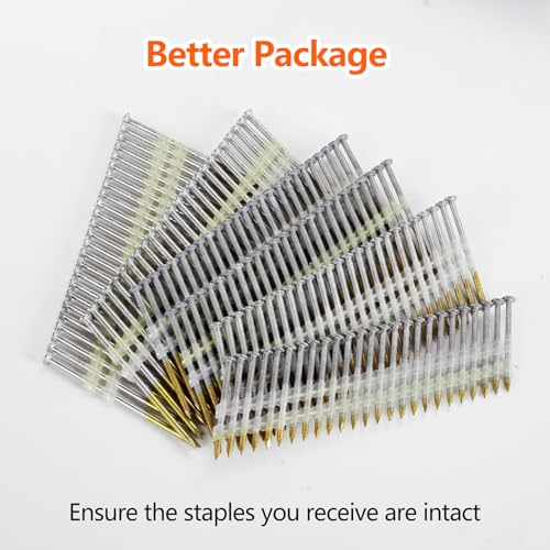 HDG 21 Degree Framing Nails 4 Assorted Sizes 1000 PCS - size: 4 Assorted Sizes-1000 PCS