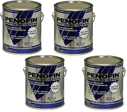 Penofin Premium Blue Label, Nantucket Mist - 4 Pack (Penofin F3ENMGA)