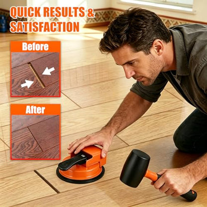 Floor Gap Fixer Tool, Efficient Flooring Tools, 2026 Upgrade Heavy Duty Gap Repair Tool with Suction Cup, for Laminate, Tile, Vinyl Floor Gap Repair Tool - Durable, Compact, & Efficient Flooring Tools