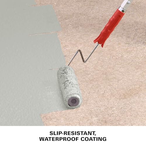 KILZ Over Armor Smooth Solid Coating Resurfacer, Cape Cod, 1 Gallon - color: Cape Cod Gray, style: Smooth