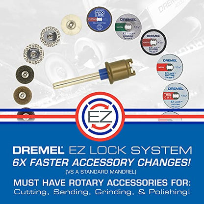 Dremel EZ406-02 EZ-Lock Starter Kit with Rotary Tool Cutting Wheels - size: 1-Pack