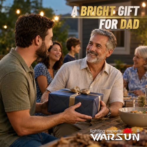 WARSUN LED Work Light Rechargeable, Portable Mechanic Trouble Light with1200 Lumens, COB worklight Magnetic Base, Cordless Floodlight for Car Repair, Camping, Hiking, Gift for Dad - style: COB