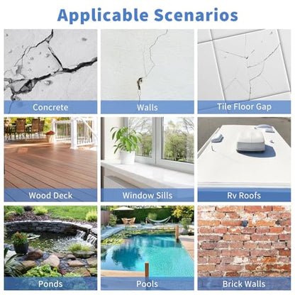 Invisible Waterproof Agent Transparent Repairing Leak Waterproof Adhesive for Roofs, Walls, Bathroom, Shower, Window Sills, Indoor & Outdoor Water Proof Coating 35 Oz - size: 35 OZ