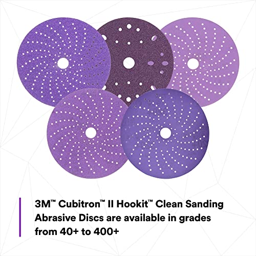 3M Cubitron II Hookit Clean Sanding Abrasive Disc 31363, 3 in, 150+ Grade - size: 3 in, style: 150+ Grade