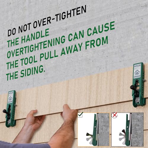 Siding Installation Kit, Adjustable Gauges for 3/8" Wood & LP Siding, Durable Polycarbonate, 2-Pack - size: 3/8-Inch Thickness, style: Polycarbonate Body