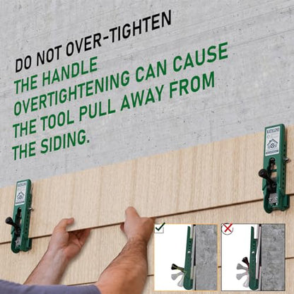 Siding Installation Kit, Adjustable Gauges for 3/8" Wood & LP Siding, Durable Polycarbonate, 2-Pack - size: 3/8-Inch Thickness, style: Polycarbonate Body