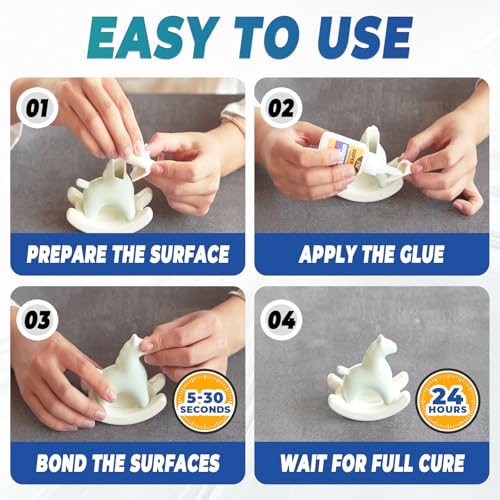Thin Super Glue Liquid 30g, Fast CA Glue for Plastic Glass Ceramic Wood - size: 1oz, style: Thin
