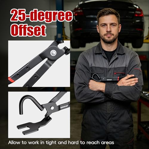 WISEUP Exhaust Hanger Removal Tool – Heavy-Duty Pliers