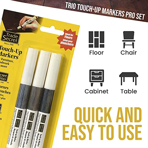 Trio Furniture Touch-Up Markers, Wood Scratch Repair Paint Pen, Grey Trends - color: Grey