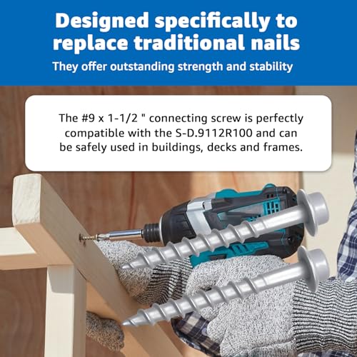Joist Hanger Screws #9 x 1-1/2" Compatible with Simpson Strong-Tie Screw