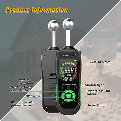RDINSCOS Ball Probe Moisture Meter - size: Large