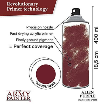 The Army Painter, Colour Primer Alien Purple, 400 ml acrylic spray - color: Alien Purple