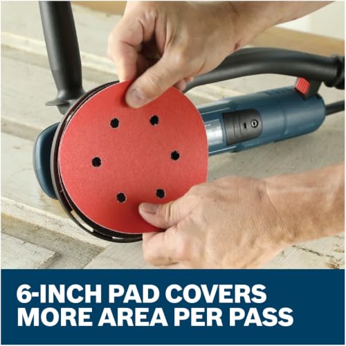 BOSCH GET75-6N Electric Orbital Sander, Polisher - 7.5 Amp, 6 Inch Disc - size: 6 Inch