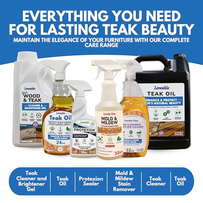 EcoDecors Loveable 1 Gal Teak Oil for Indoor & Outdoor Wood Care - style: Teak Oil