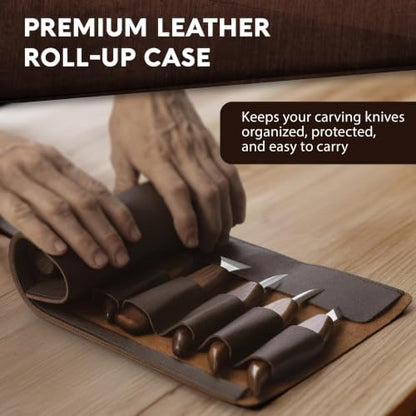Wood Carving Kit for Beginners - Gift Ready Whittling Kit Set 32pcs