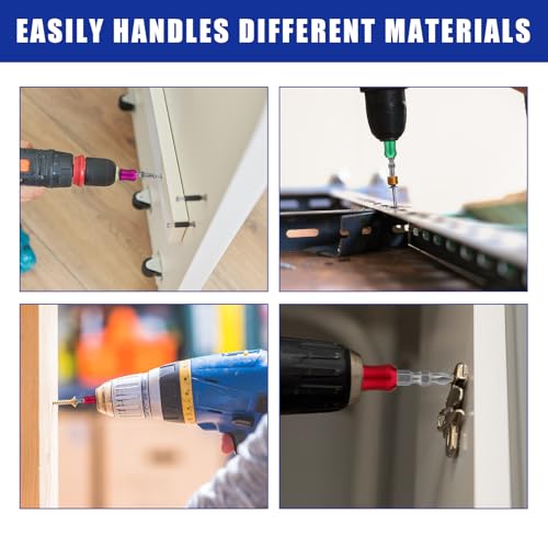 5pcs Strong Magnetic Screw Rings with 1 Double-Ended Screwdriver Bit Holder - style: Set 1